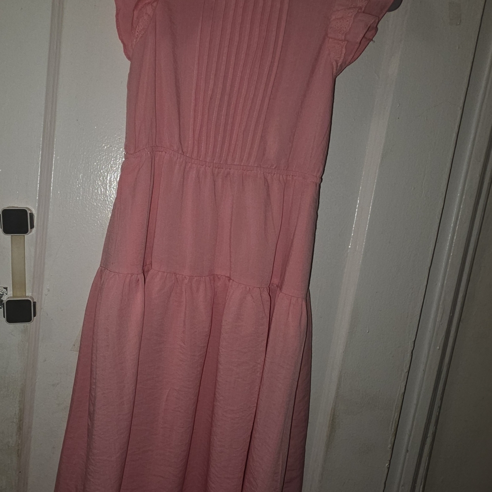Grace Karin Soft Pink Casual Kids Dress